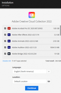 adobe master collection 2022 v11