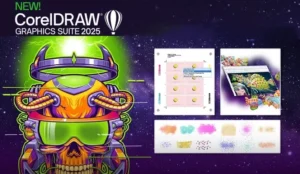 Gambar fitur dari CorelDraw Graphics Suite